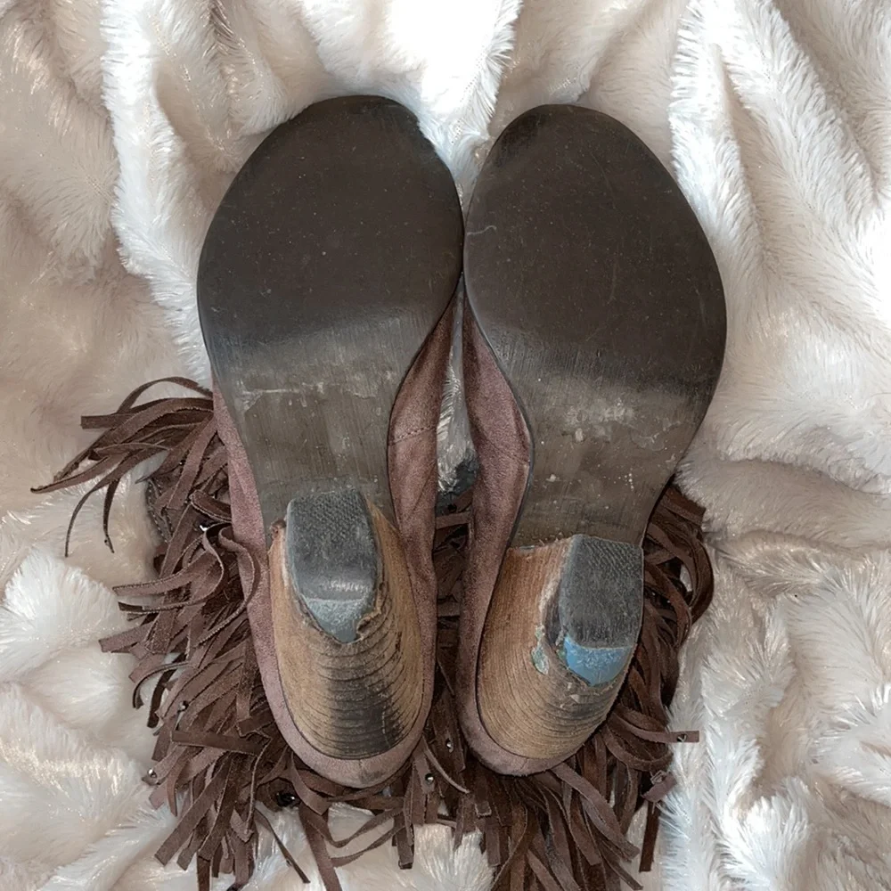 Not Rated Fringe Booties